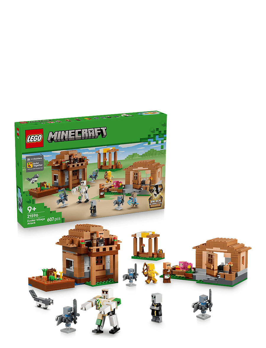 LEGO - Angrepet på åndemanerlandsbyen 21596 - lego minecraft® - multi - 0