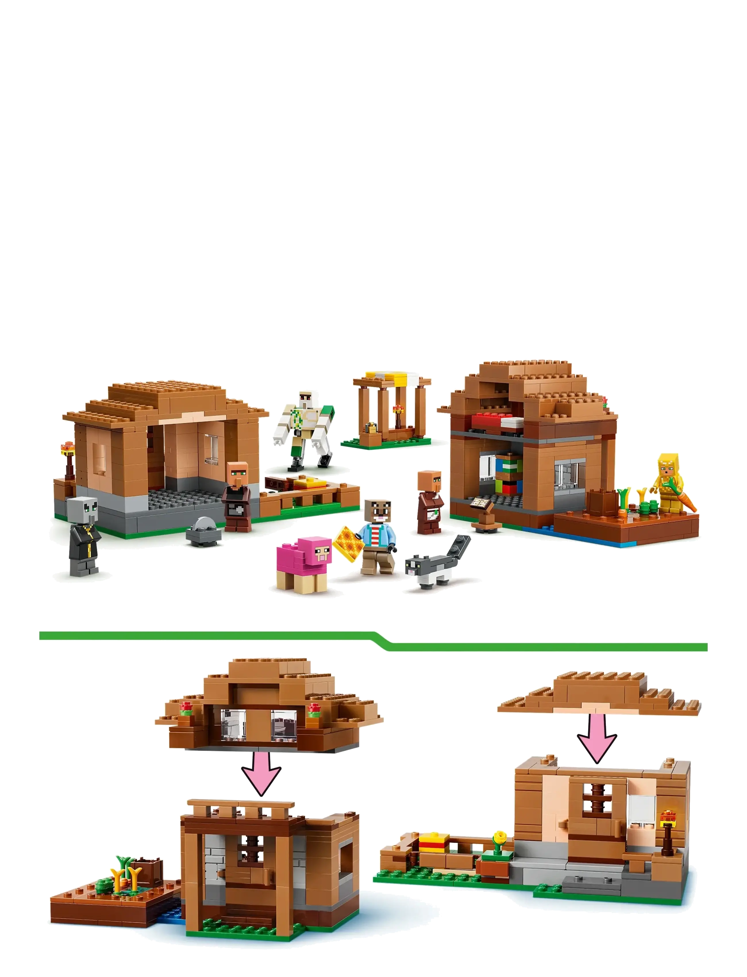 LEGO - Hyökkäys kutsuilijakylään 21596 - lego minecraft® - multi - 3
