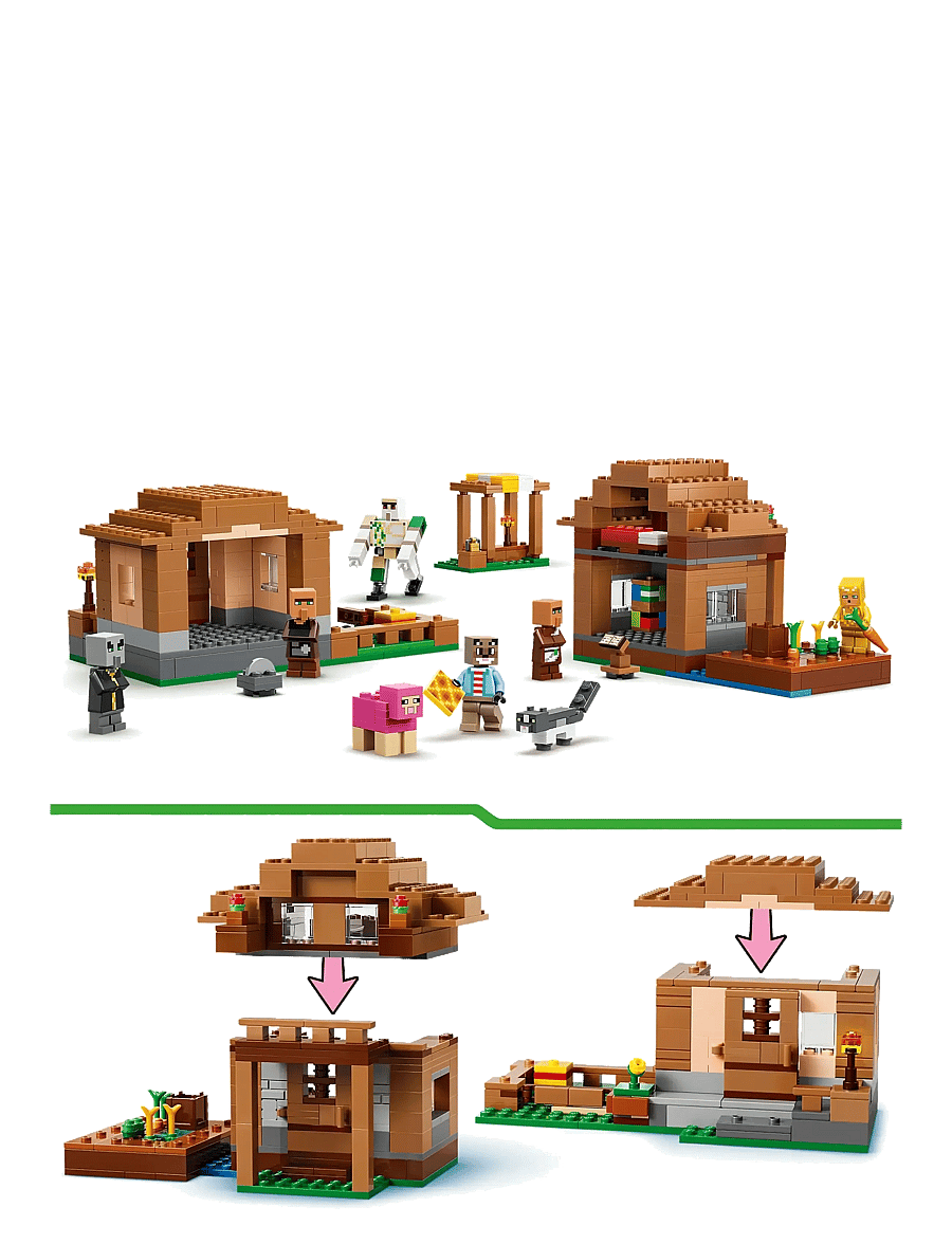 LEGO - Angrepet på åndemanerlandsbyen 21596 - lego minecraft® - multi - 3