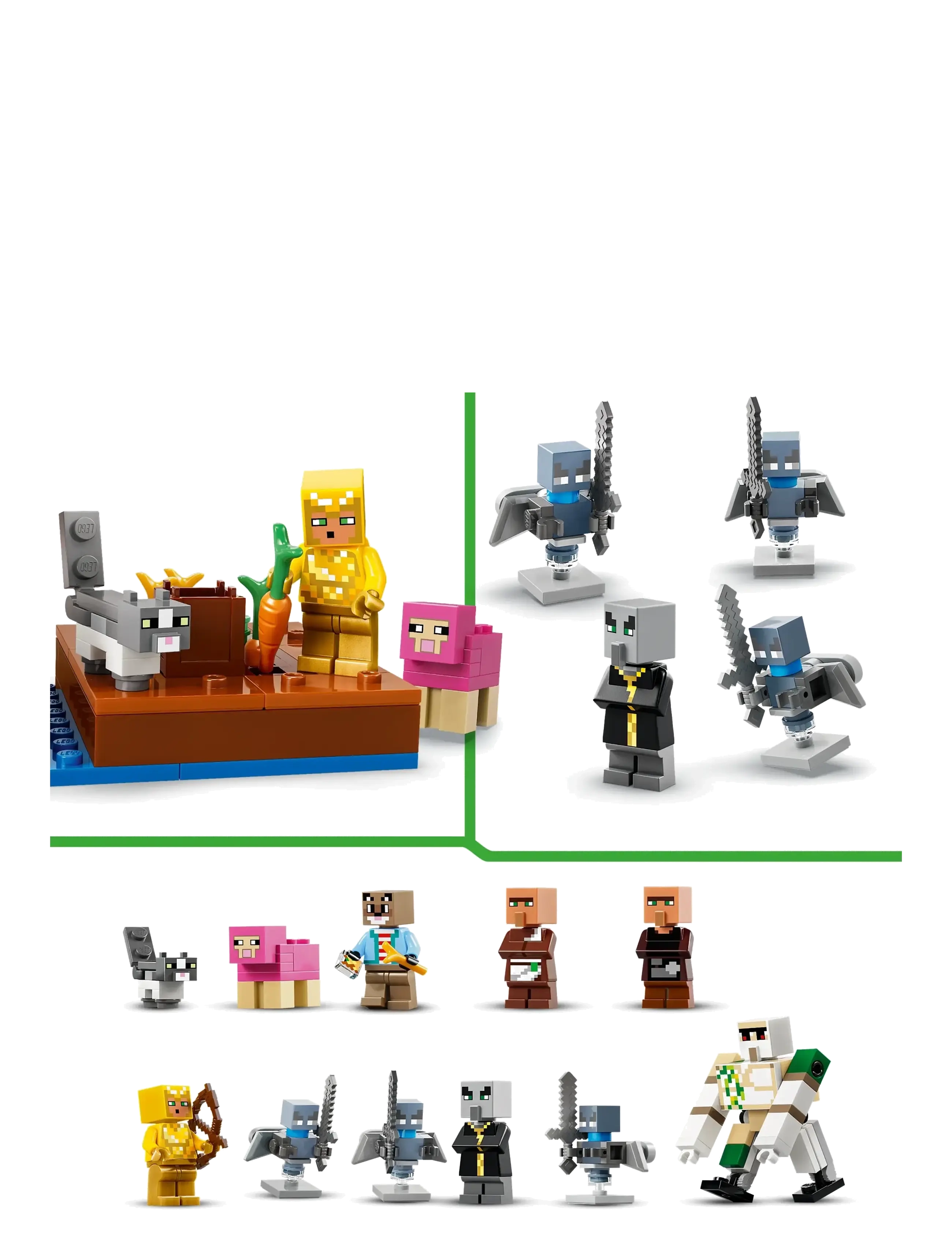 LEGO - Hyökkäys kutsuilijakylään 21596 - lego minecraft® - multi - 4