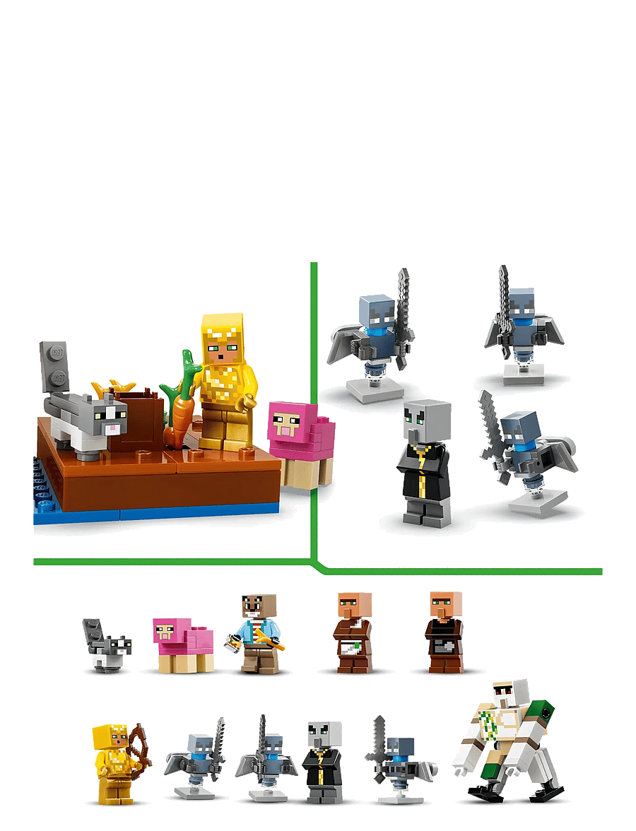 LEGO - Angrepet på åndemanerlandsbyen 21596 - lego minecraft® - multi - 4