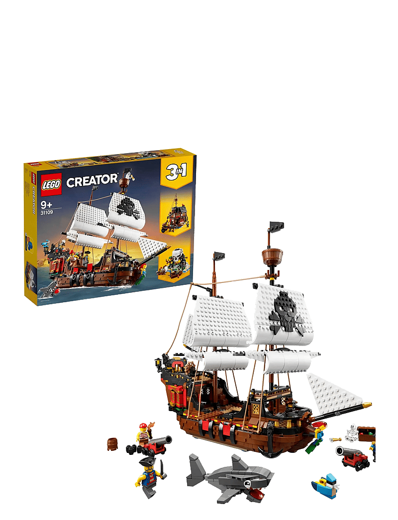 LEGO Creator 3in1 Pirate Ship 31109 Building Kit (LGO31109) LEGO® Creator
