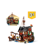 LEGO - 3in1 Pirate Ship Toy Set - fødselsdagsgaver - multicolor - 5