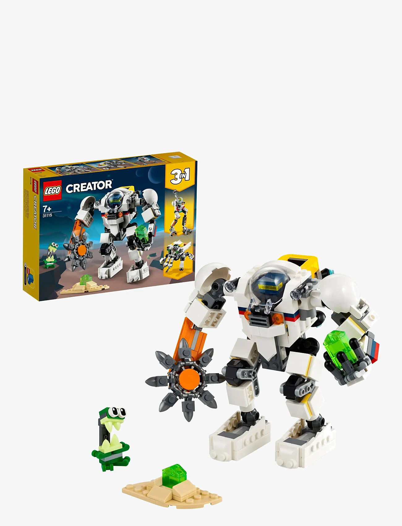 LEGO - Creator 3in1 Space Mining Mech 31115 Building Kit - multicolor - 4