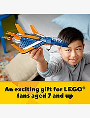 LEGO - 3in1 Supersonic Jet, Helicopter & Boat Toy - laveste priser - multicolor - 18