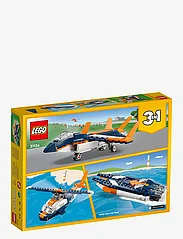 LEGO - 3in1 Supersonic Jet, Helicopter & Boat Toy - laveste priser - multicolor - 8