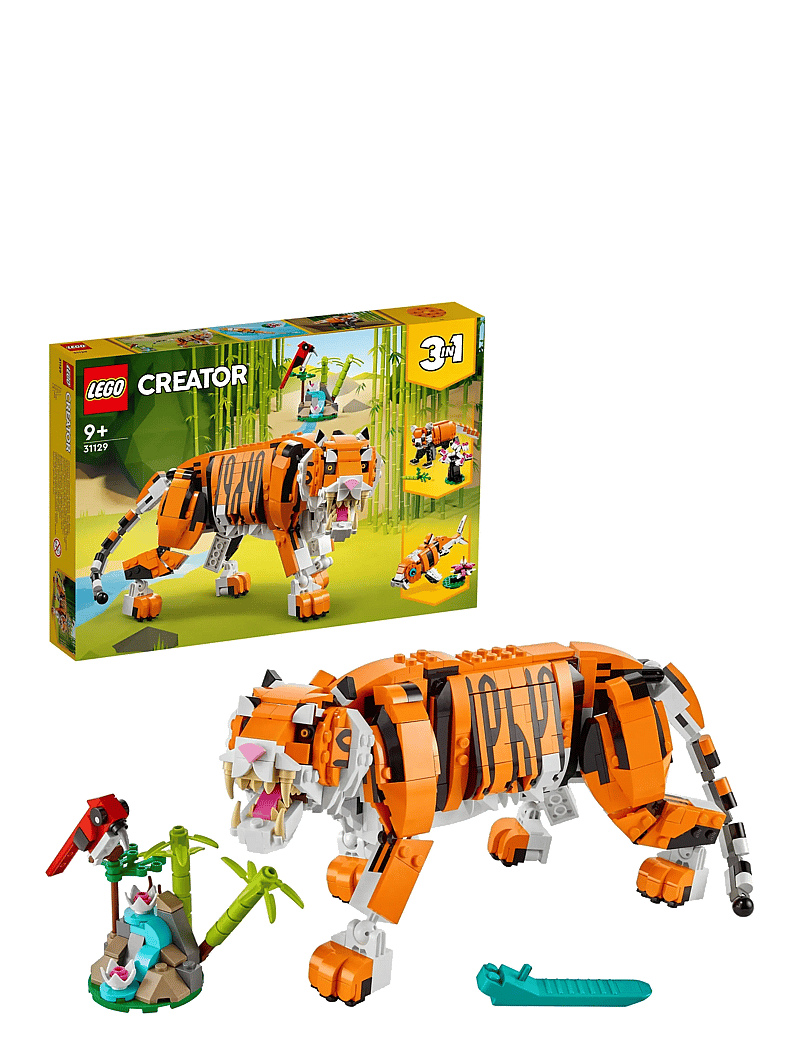 LEGO - Creator 3in1 Majestic Tiger 31129 Building Kit - lego® creator - multicolor - 0