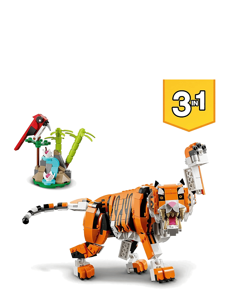LEGO - Creator 3in1 Majestic Tiger 31129 Building Kit - lego® creator - multicolor - 1