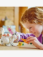 LEGO - 3in1 White Rabbit Toy Animal Figures Set - laveste priser - multicolor - 10