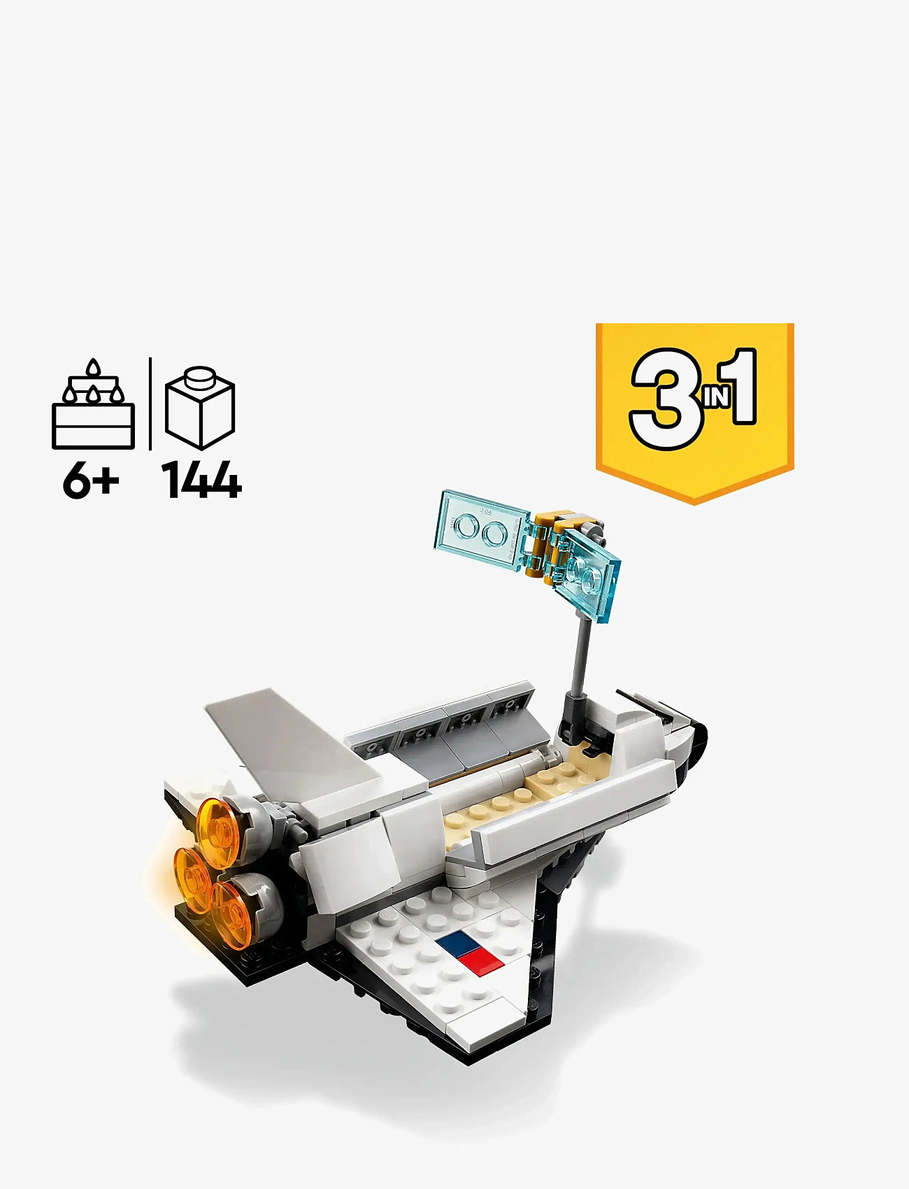 LEGO - Creator Space Shuttle 31134 Building Toy Set - multicolor - 1