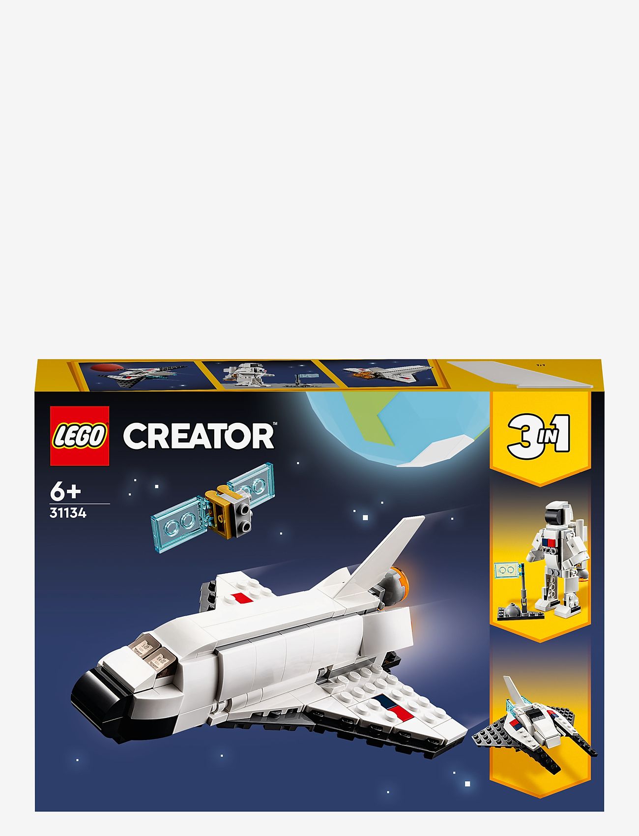 LEGO - 3 in 1 Space Shuttle & Spaceship Toys - lägsta priserna - multicolor - 1