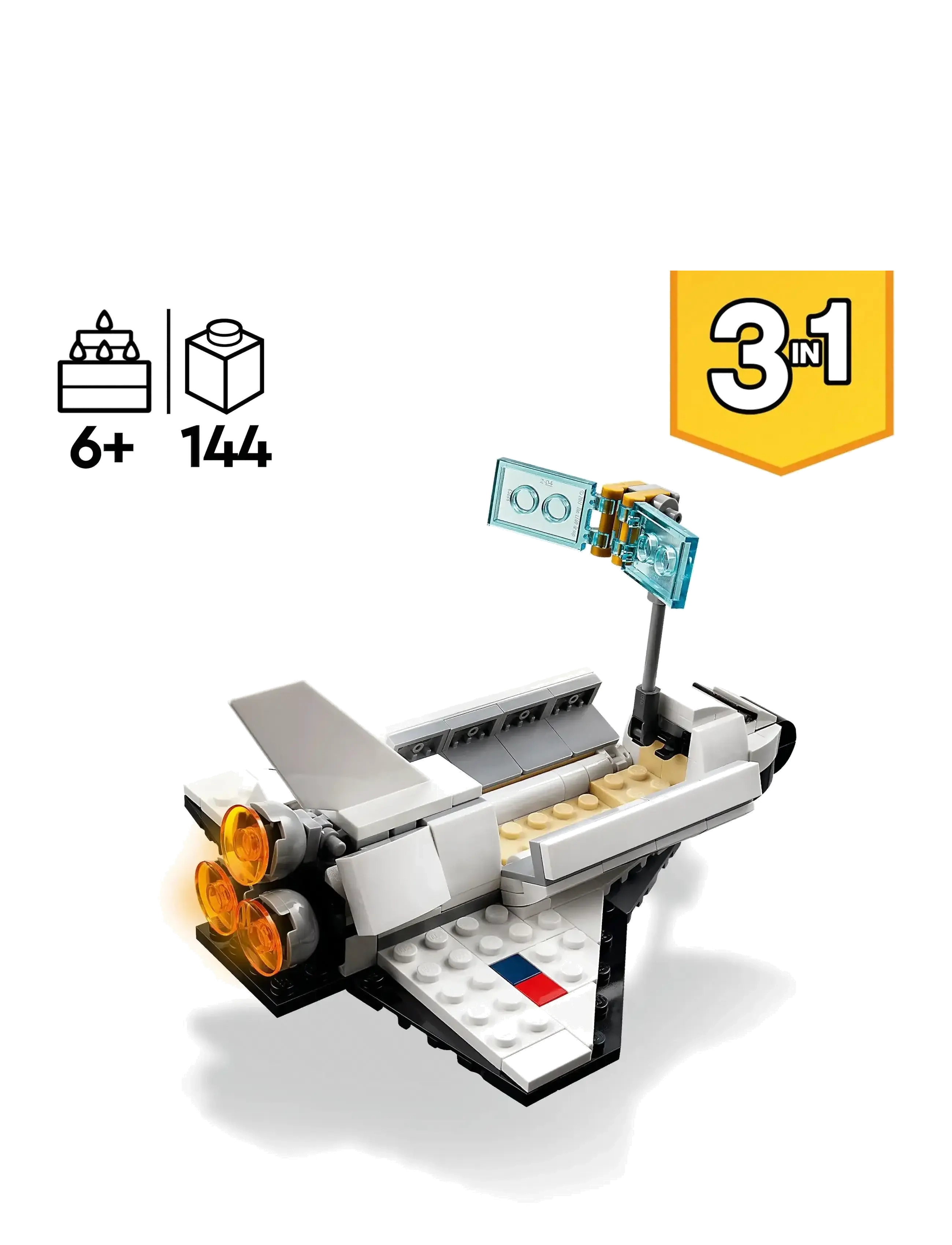 LEGO - Creator Space Shuttle 31134 Building Toy Set - lego® creator - multicolor - 1