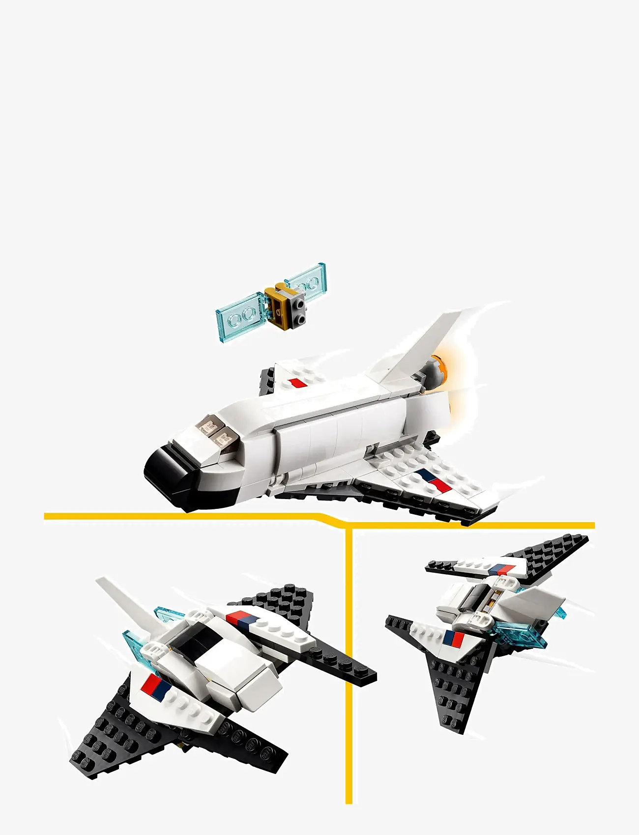 LEGO - Creator Space Shuttle 31134 Building Toy Set - multicolor - 5