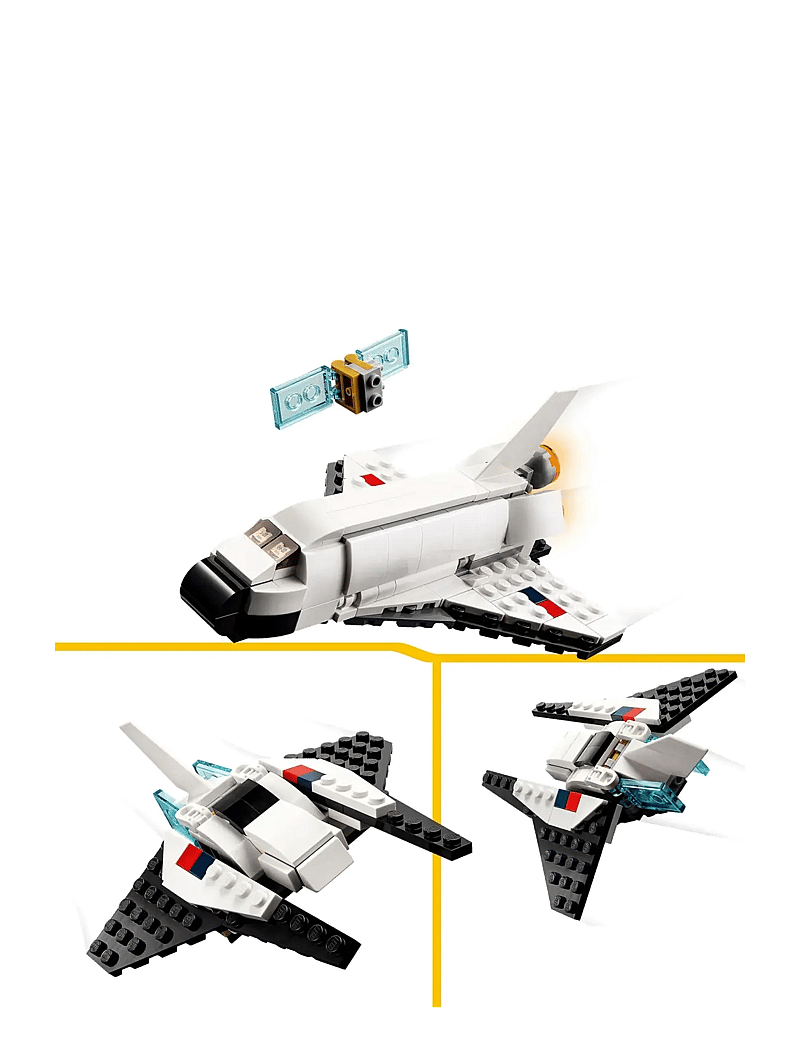 LEGO - Creator Space Shuttle 31134 Building Toy Set - multicolor - 5
