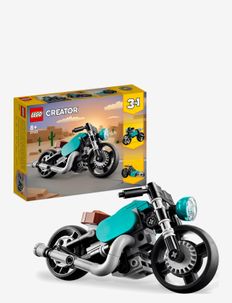 3 in 1 Vintage Motorcycle Building Toys, LEGO
