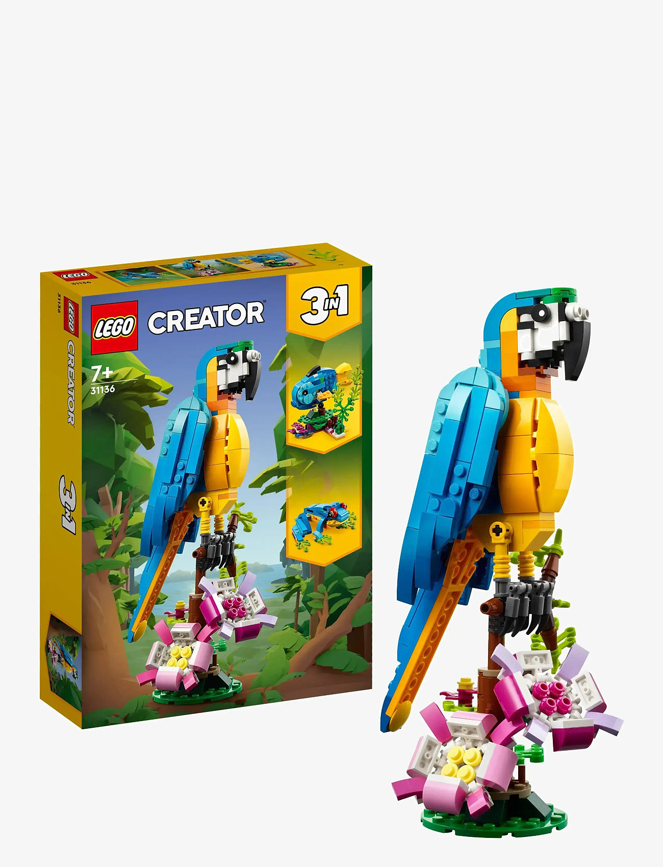 LEGO - Creator Exotic Parrot 31136 Building Toy Set - loomad - multicolor - 0
