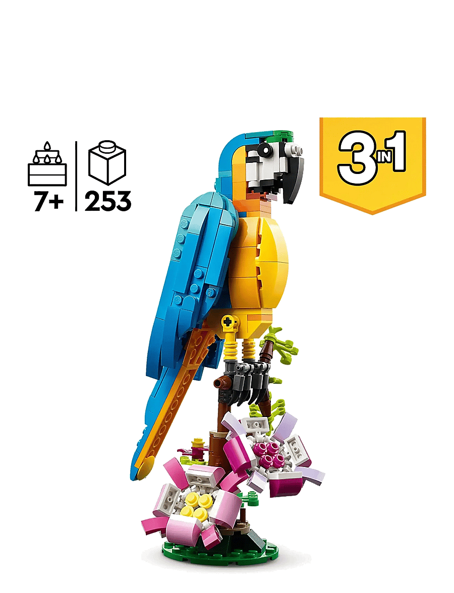 LEGO - Creator Exotic Parrot 31136 Building Toy Set - lego® creator - multicolor - 1