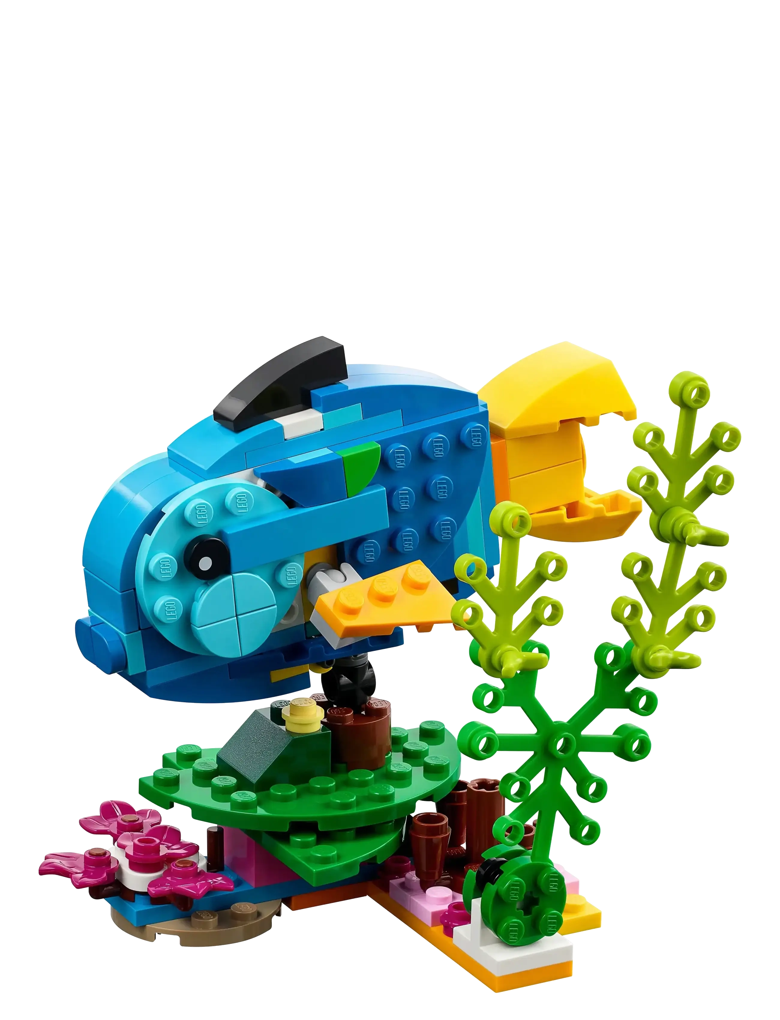 LEGO - Creator Exotic Parrot 31136 Building Toy Set - lego® creator - multicolor - 3