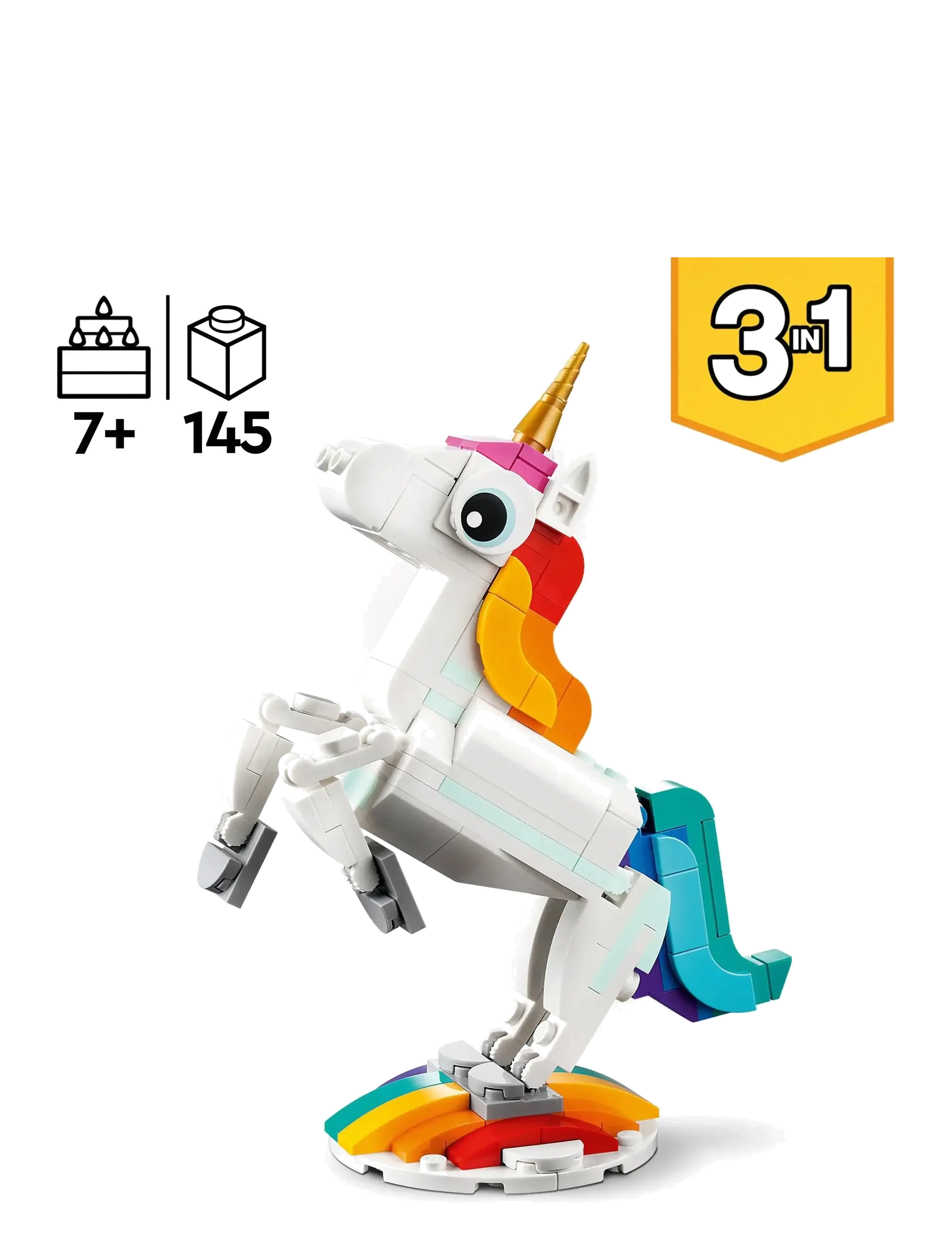 LEGO - Magisk enhjørning 31140 - lego® creator - multicolor - 1