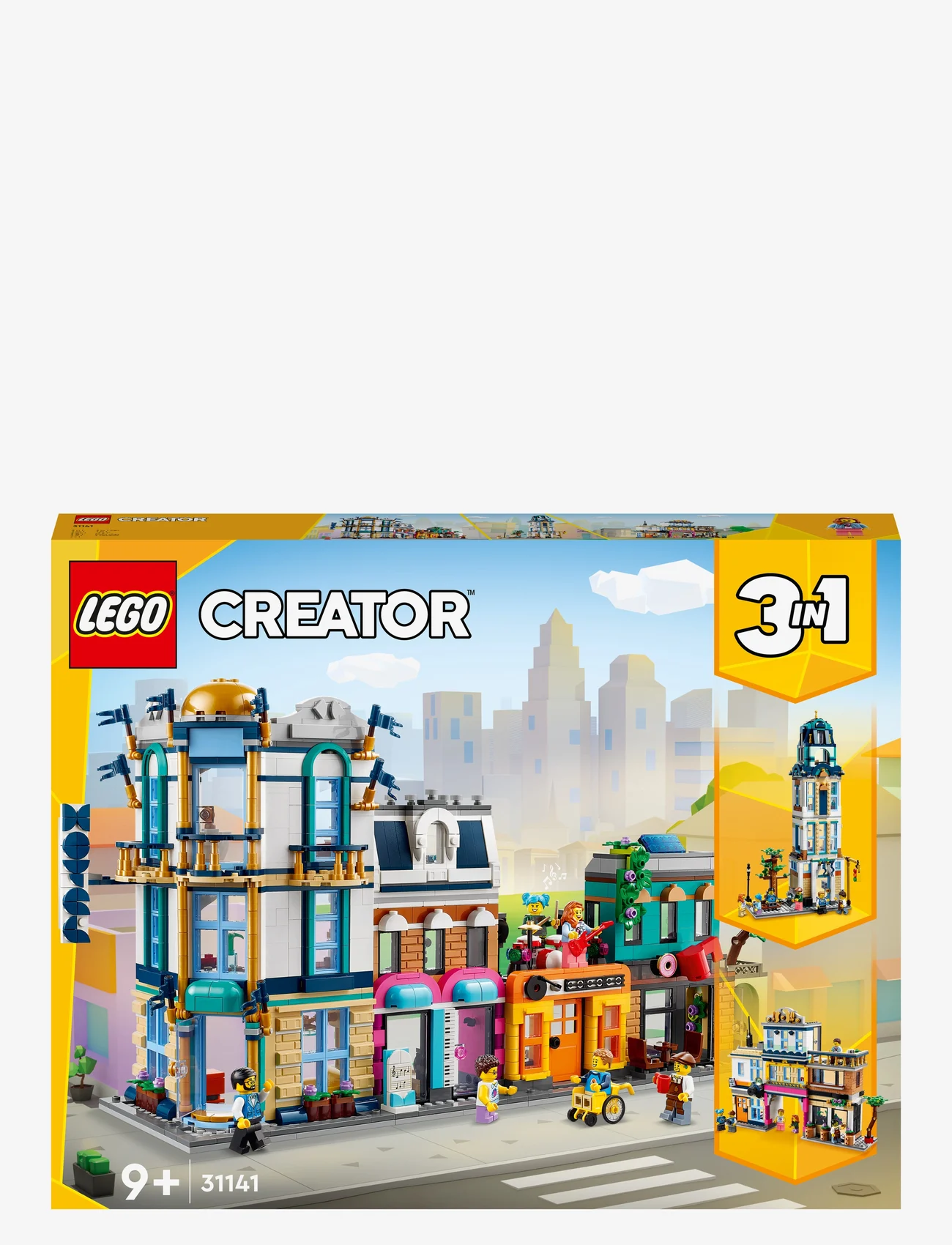 LEGO - 3in1 Main Street Model Building Set - födelsedagspresenter - multi - 1