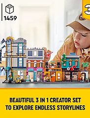 LEGO - 3in1 Main Street Model Building Set - födelsedagspresenter - multi - 9