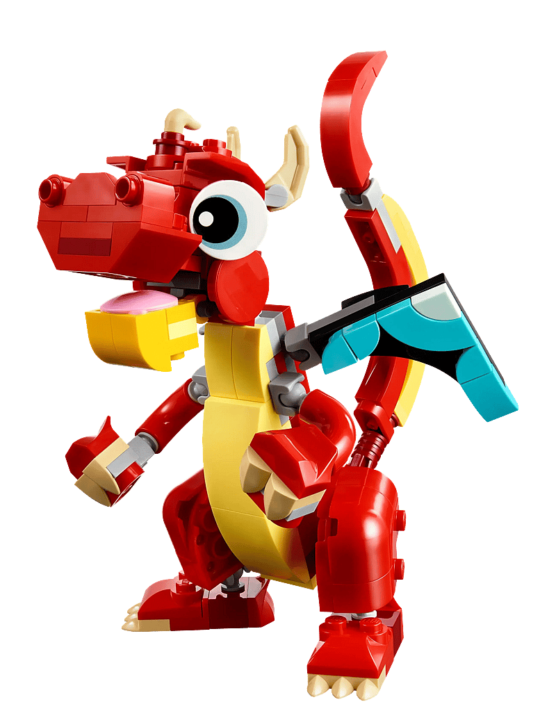 LEGO - Creator Red Dragon 3in1 Animal Toy Set 31145 - lego® creator - multi - 4