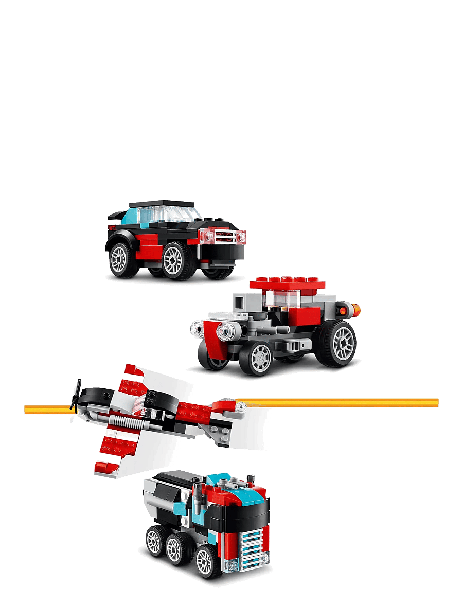 LEGO - Creator Flatbed Truck with Helicopter Toy 31146 - lego® creator - multi - 5