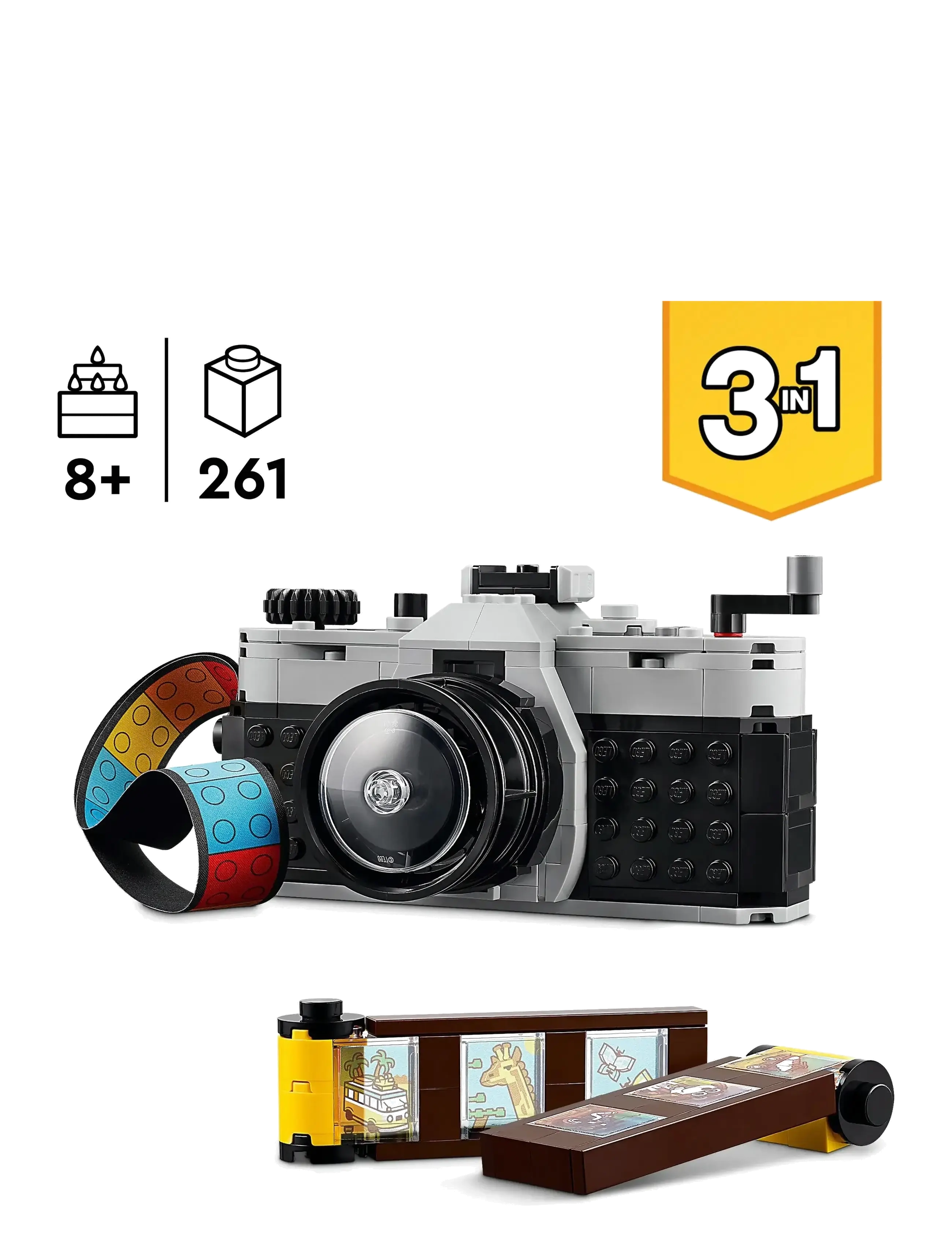 LEGO - Creator Retro Camera 3in1 Toy 31147 - lego creator - multi - 1