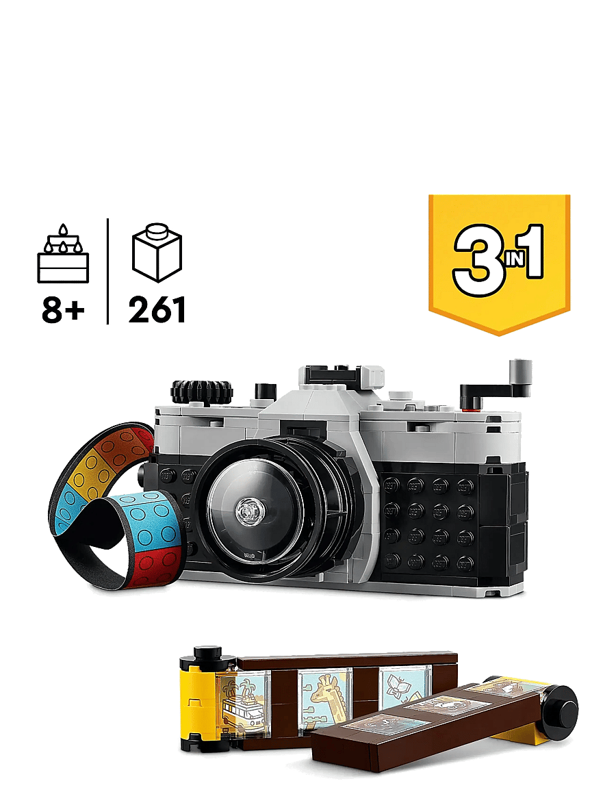 LEGO - Creator Retro Camera 3in1 Toy 31147 - lego creator - multi - 1