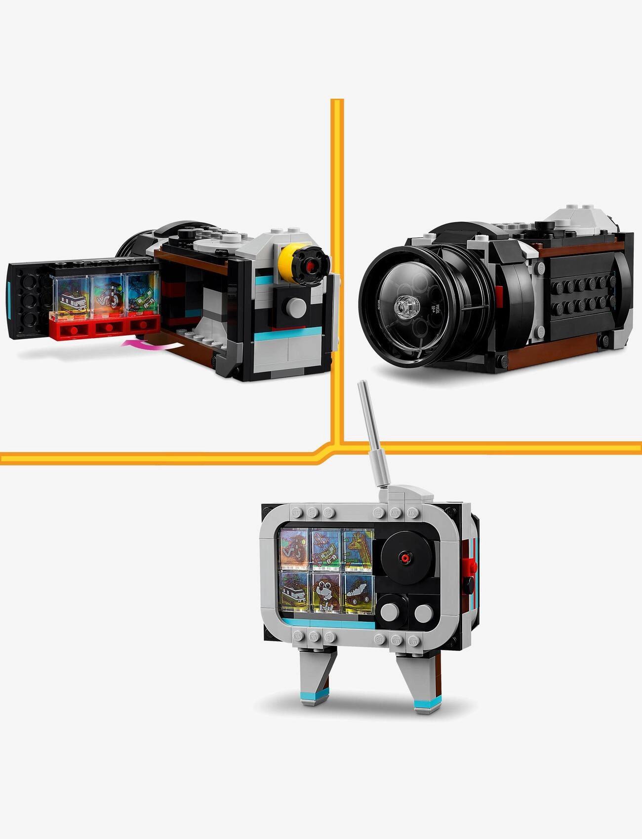 LEGO - Creator Retro Camera 3in1 Toy 31147 - lego creator - multi - 5