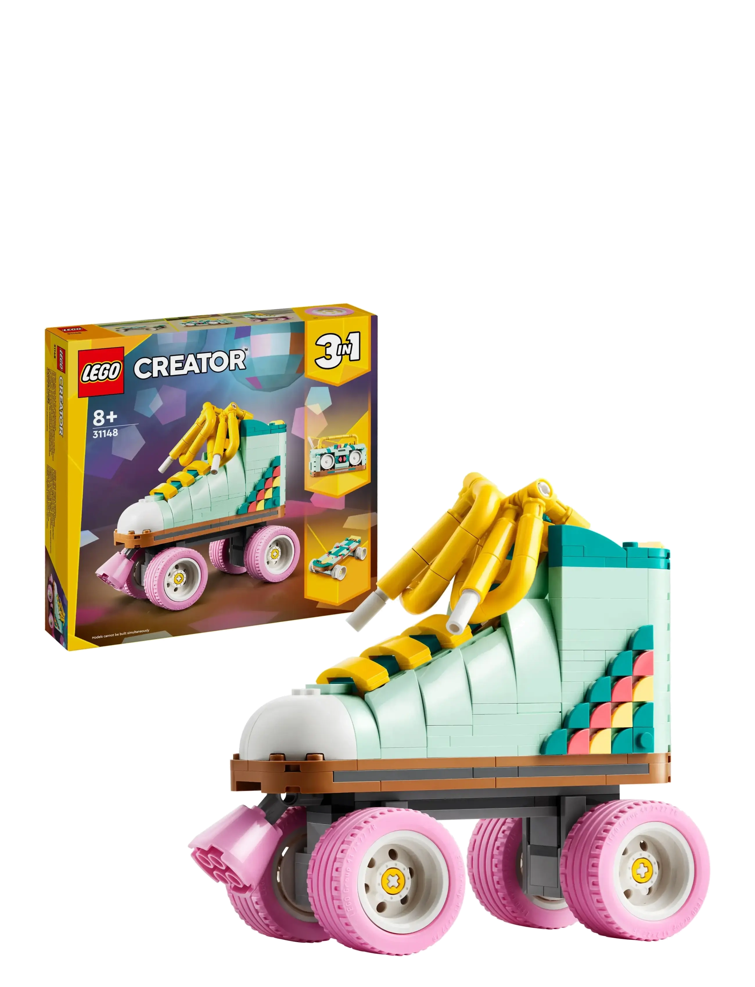 LEGO Retro-Rulleskøjte 31148, Børn, Lego creator, Multi/mønstret, Str: ONE SIZE