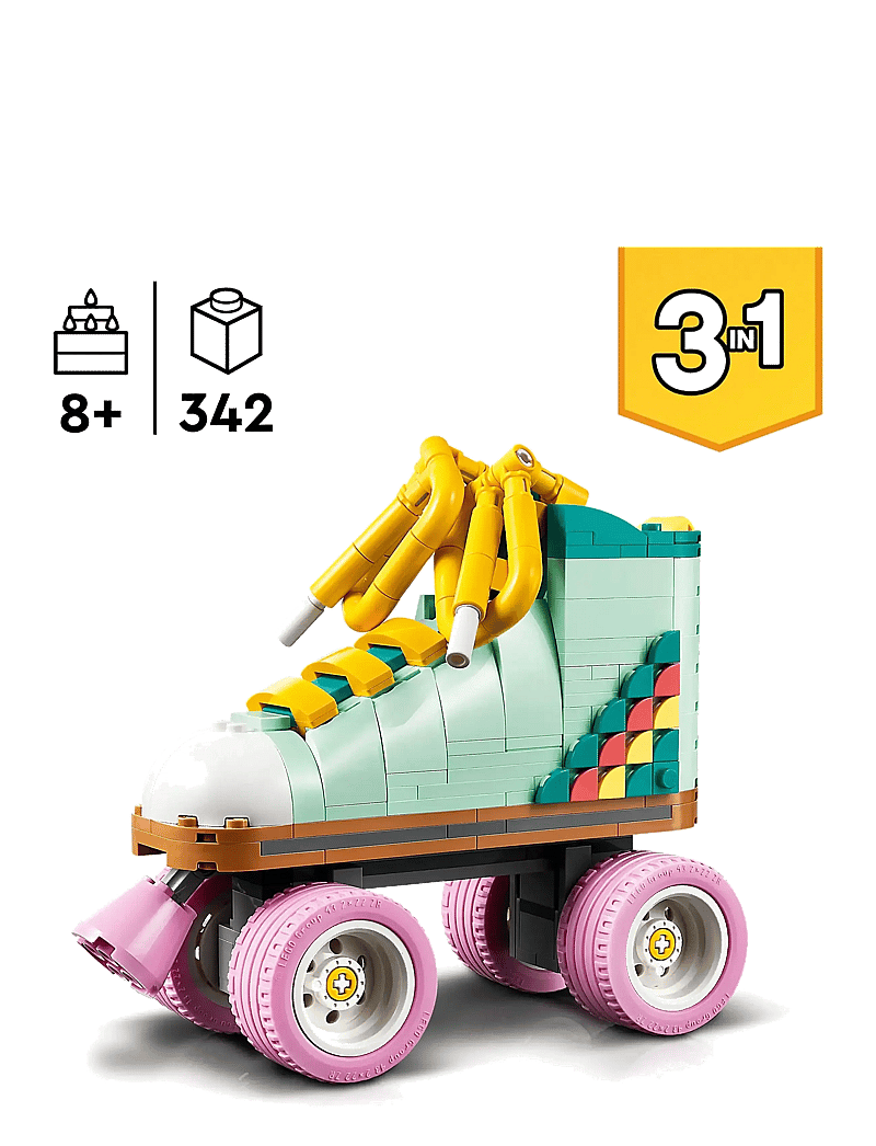 LEGO - Creator Retro Roller Skate 3in1 Toy 31148 - lego creator - multi - 1