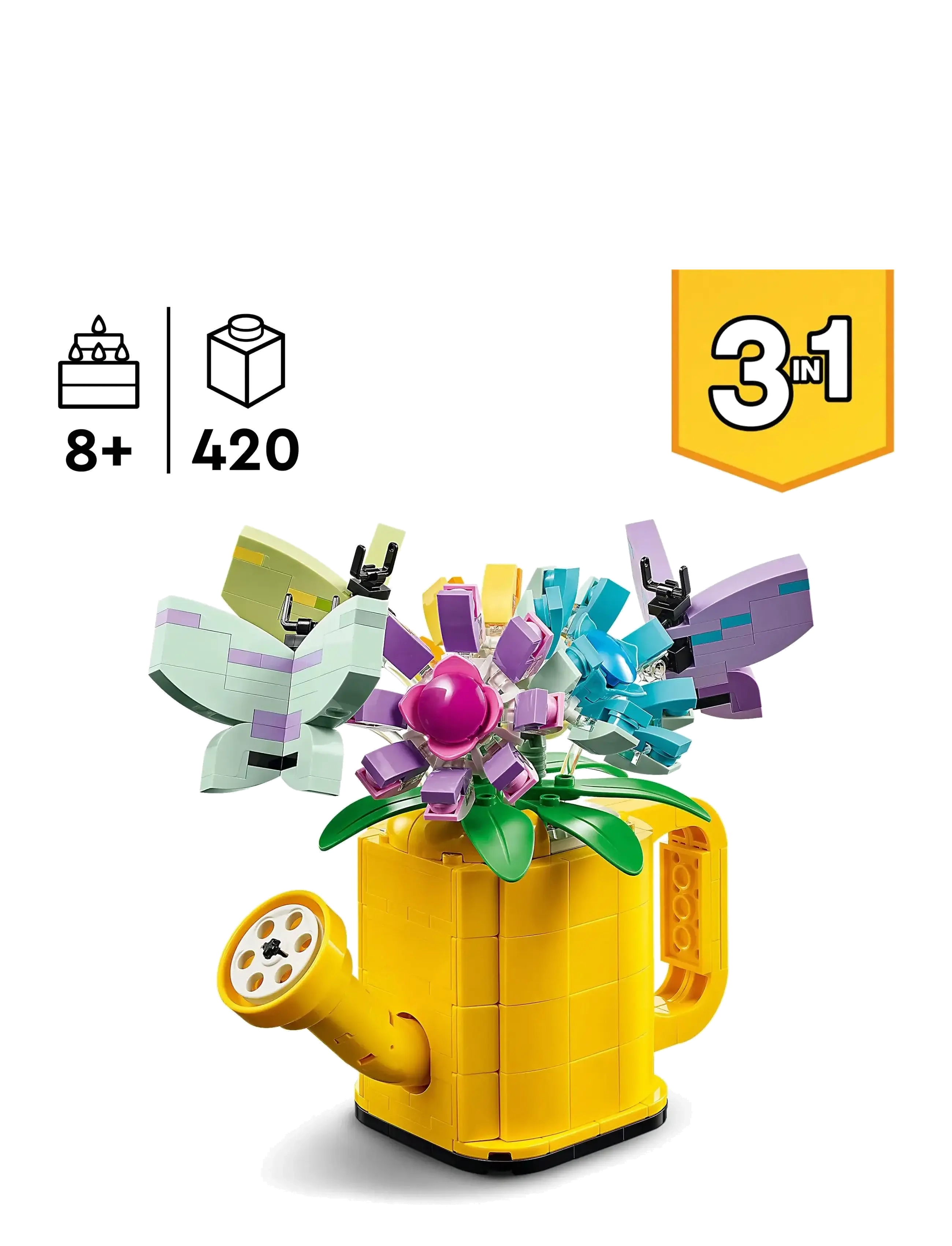 LEGO - Creator Flowers in Watering Can 3in1 Toy 31149 - lego® creator - multi - 1