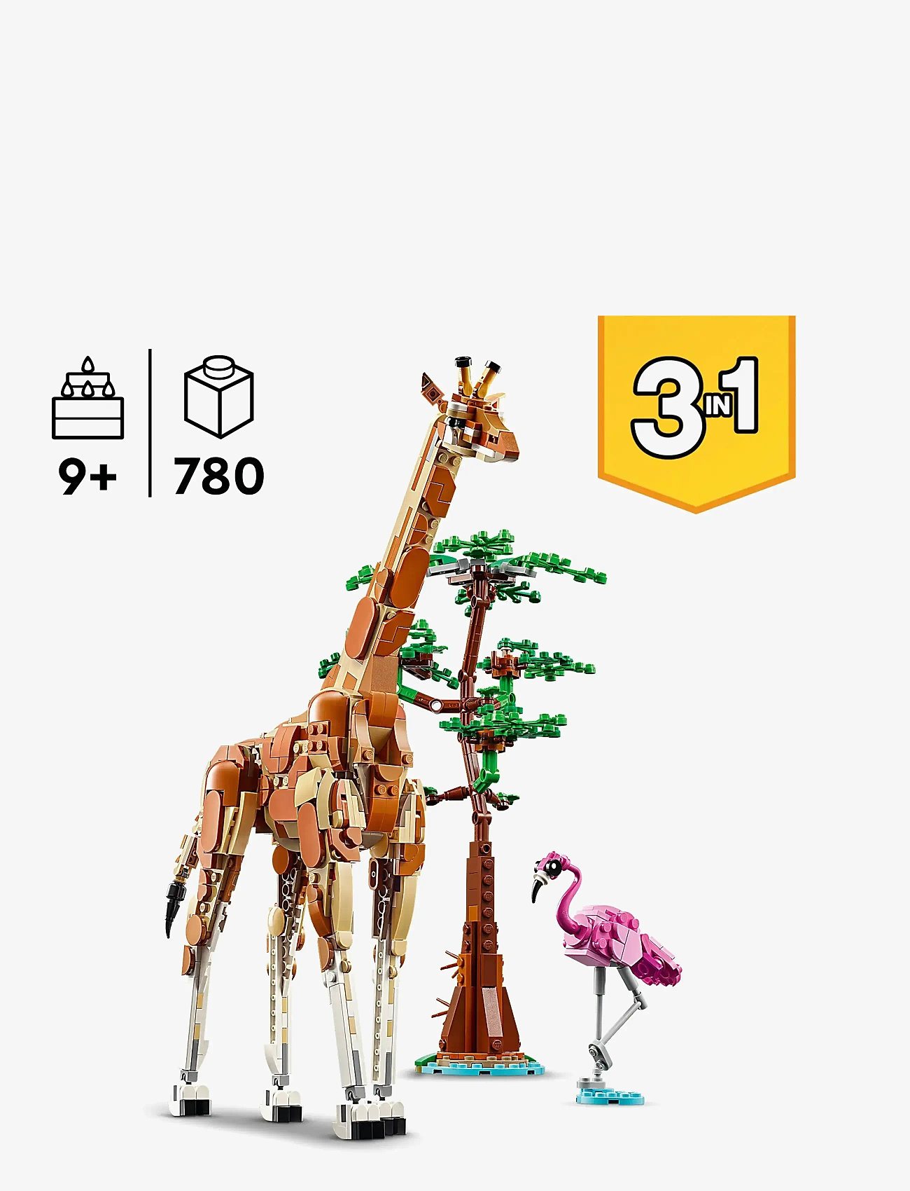 LEGO - Creator Wild Safari Animals 3in1 Set 31150 - lego creator - multi - 1