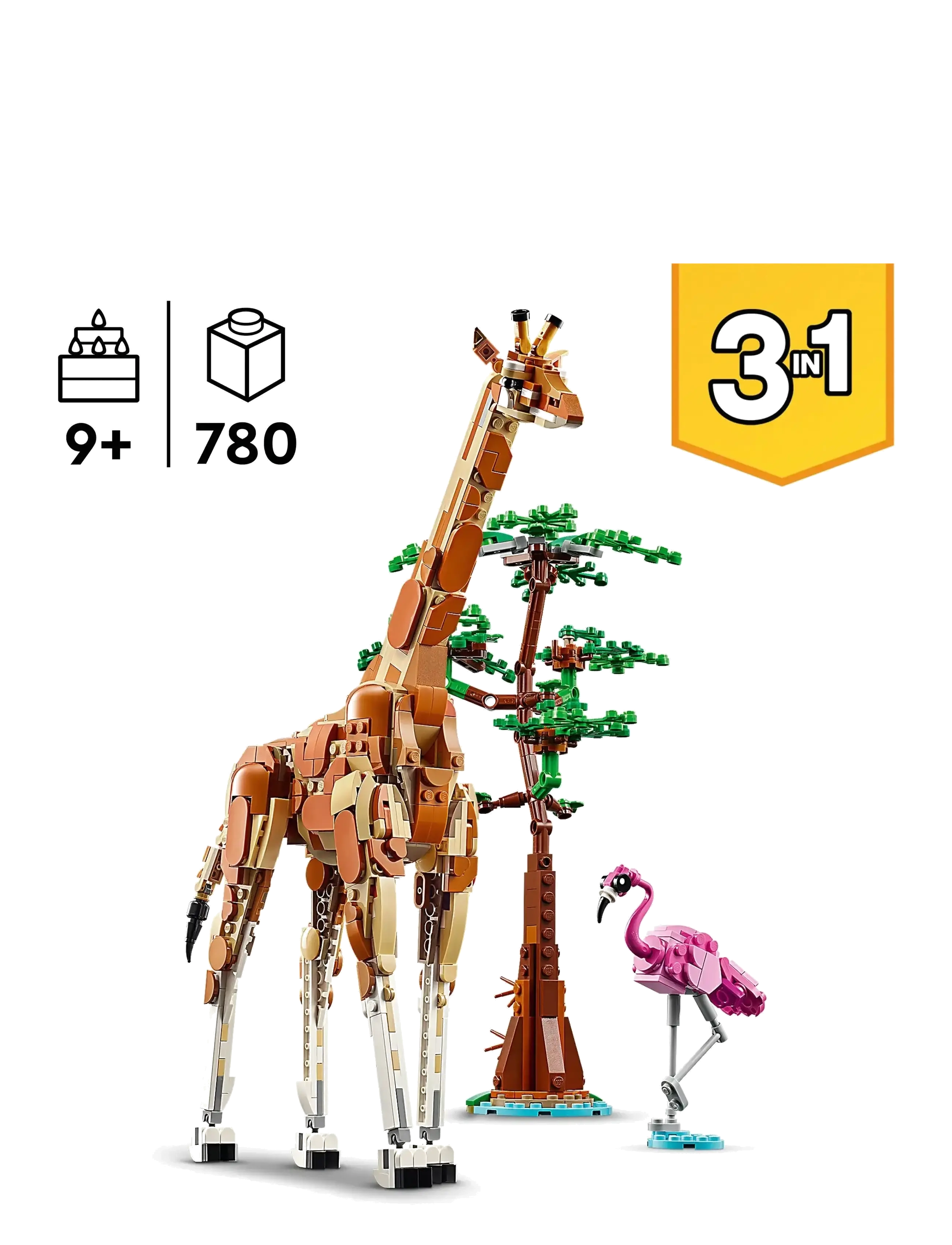 LEGO - Vilda safaridjur 31150 - lego® creator - multi - 1