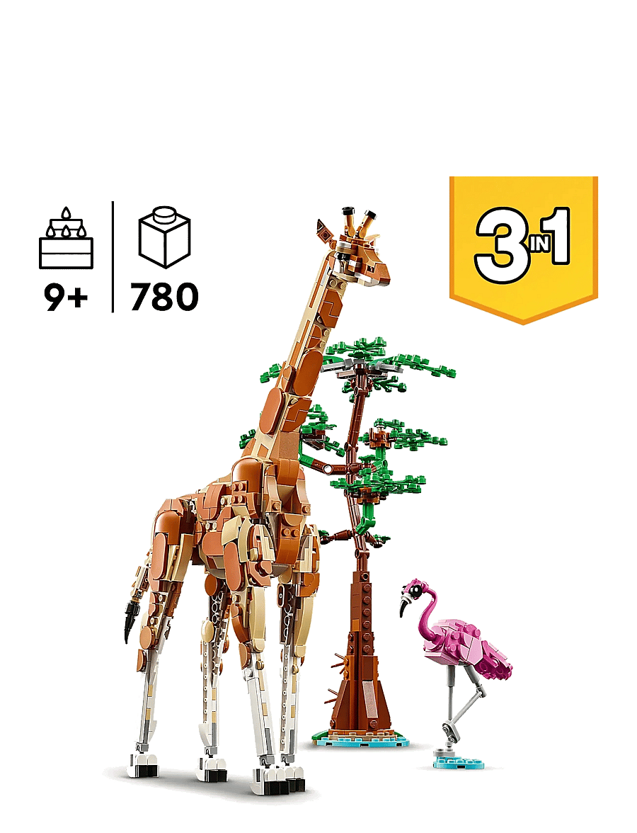LEGO - Creator Wild Safari Animals 3in1 Set 31150 - lego® creator - multi - 1
