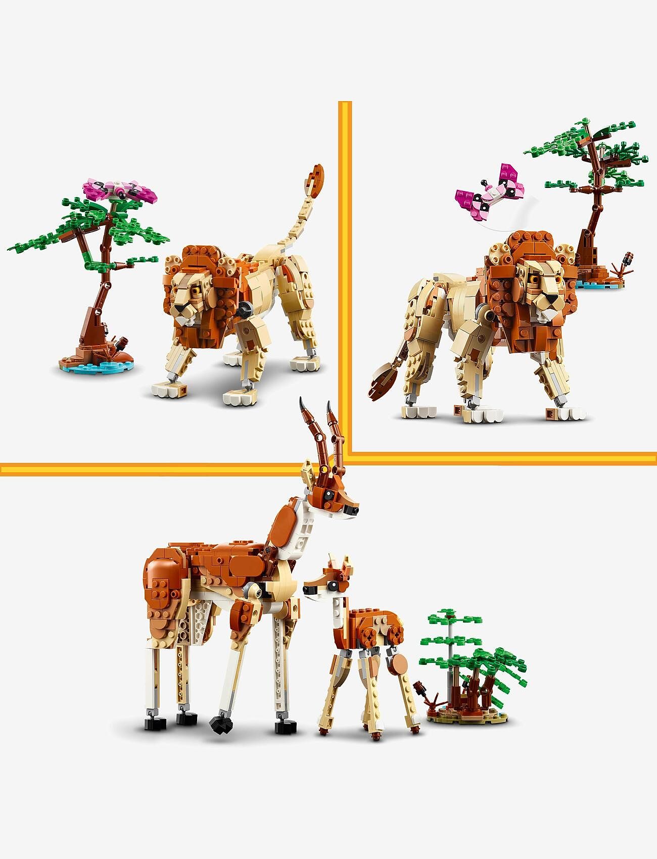 LEGO - Creator Wild Safari Animals 3in1 Set 31150 - lego creator - multi - 5