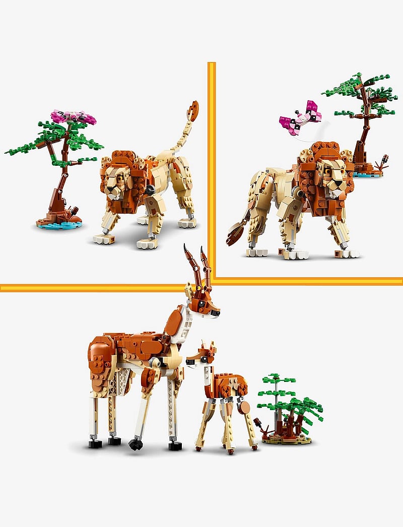 LEGO - Creator Wild Safari Animals 3in1 Set 31150 - lego creator - multi - 5
