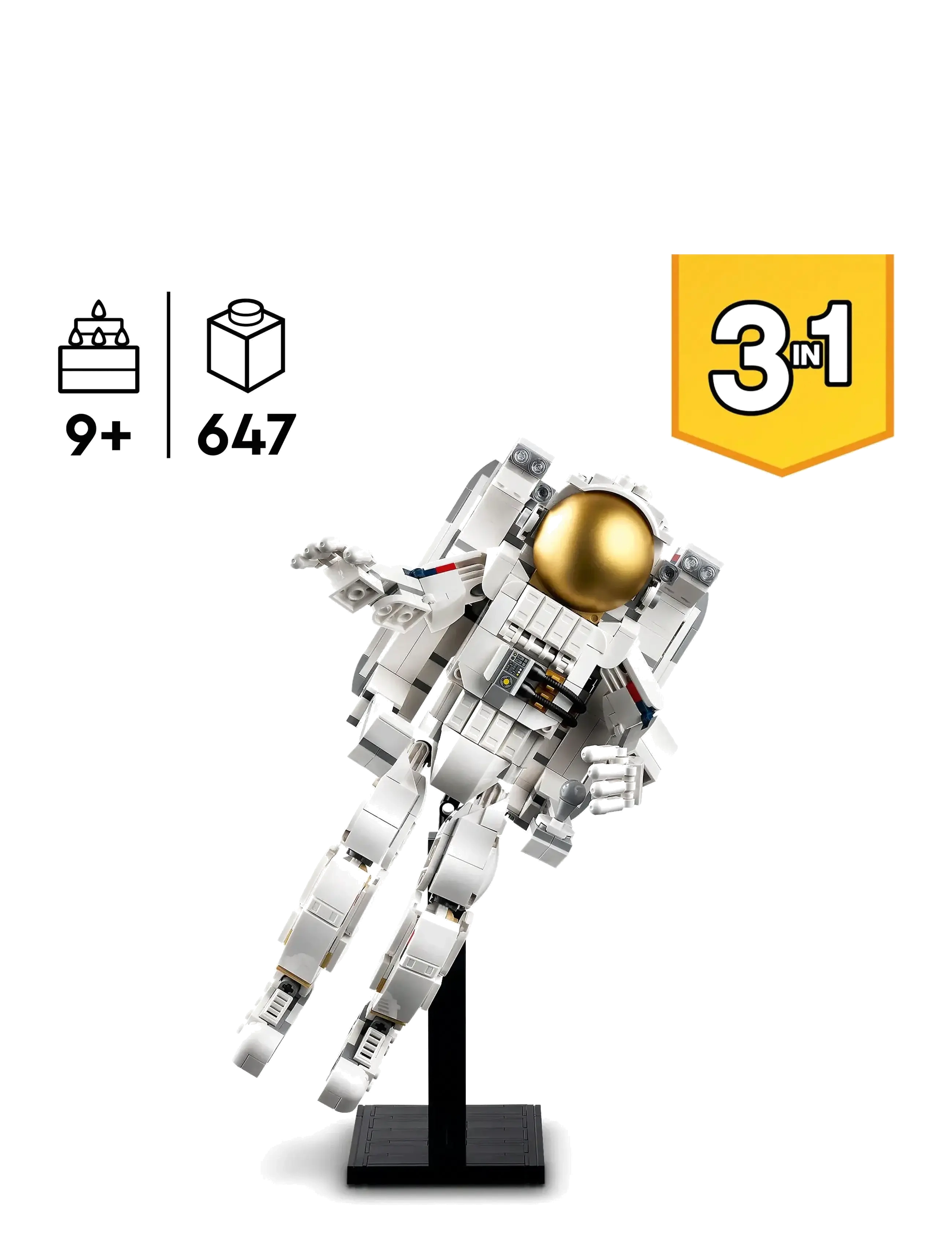 LEGO - Creator Space Astronaut 3in1 Toy Set 31152 - lego® creator - multi - 1