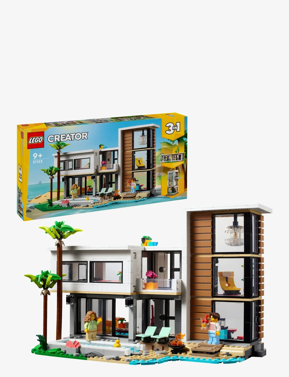 LEGO - Creator 3in1 Modern House Toy Playset for Kids 31153 - lego creator - multi - 0
