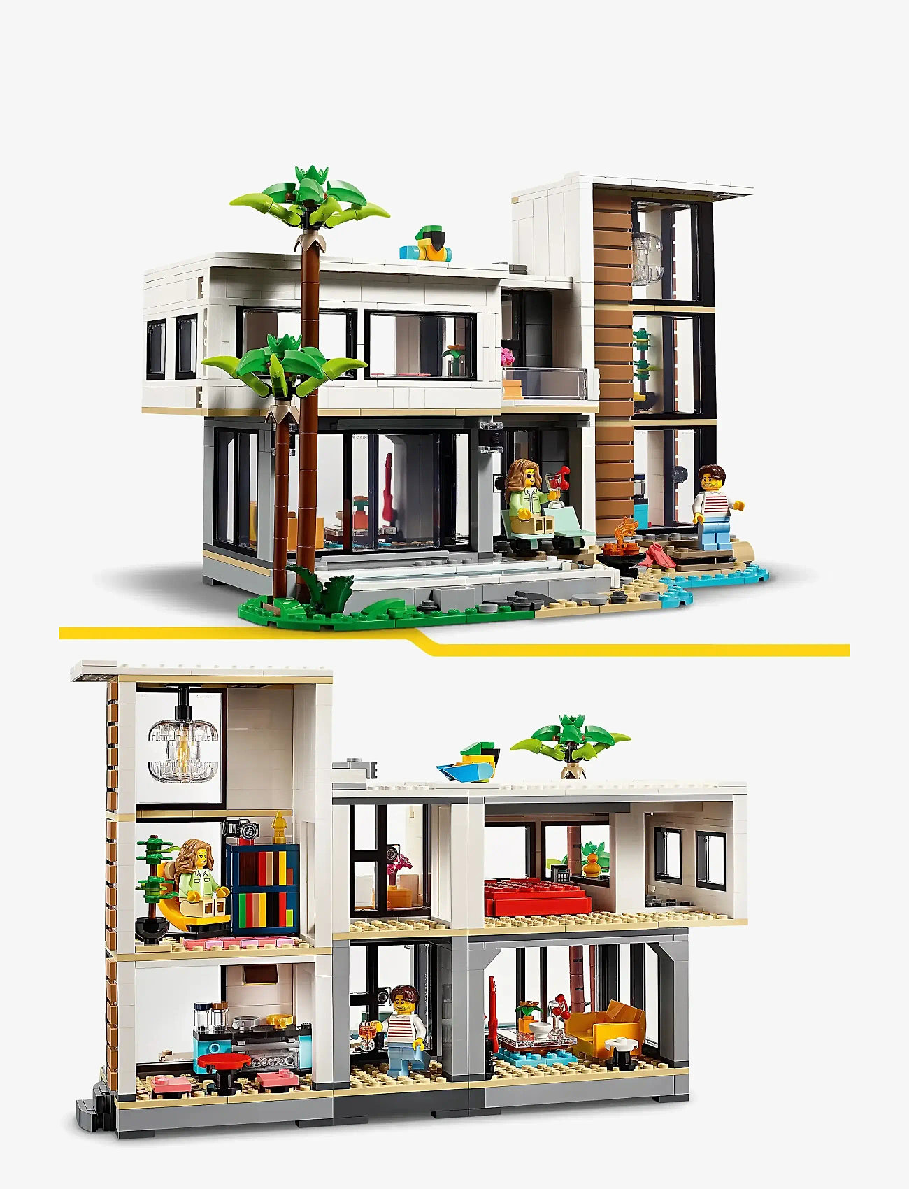 LEGO Creator 3in1 Modern House Toy Playset For Kids 31153