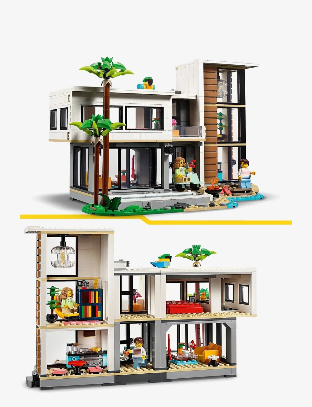 LEGO - Creator 3in1 Modern House Toy Playset for Kids 31153 - lego creator - multi - 5