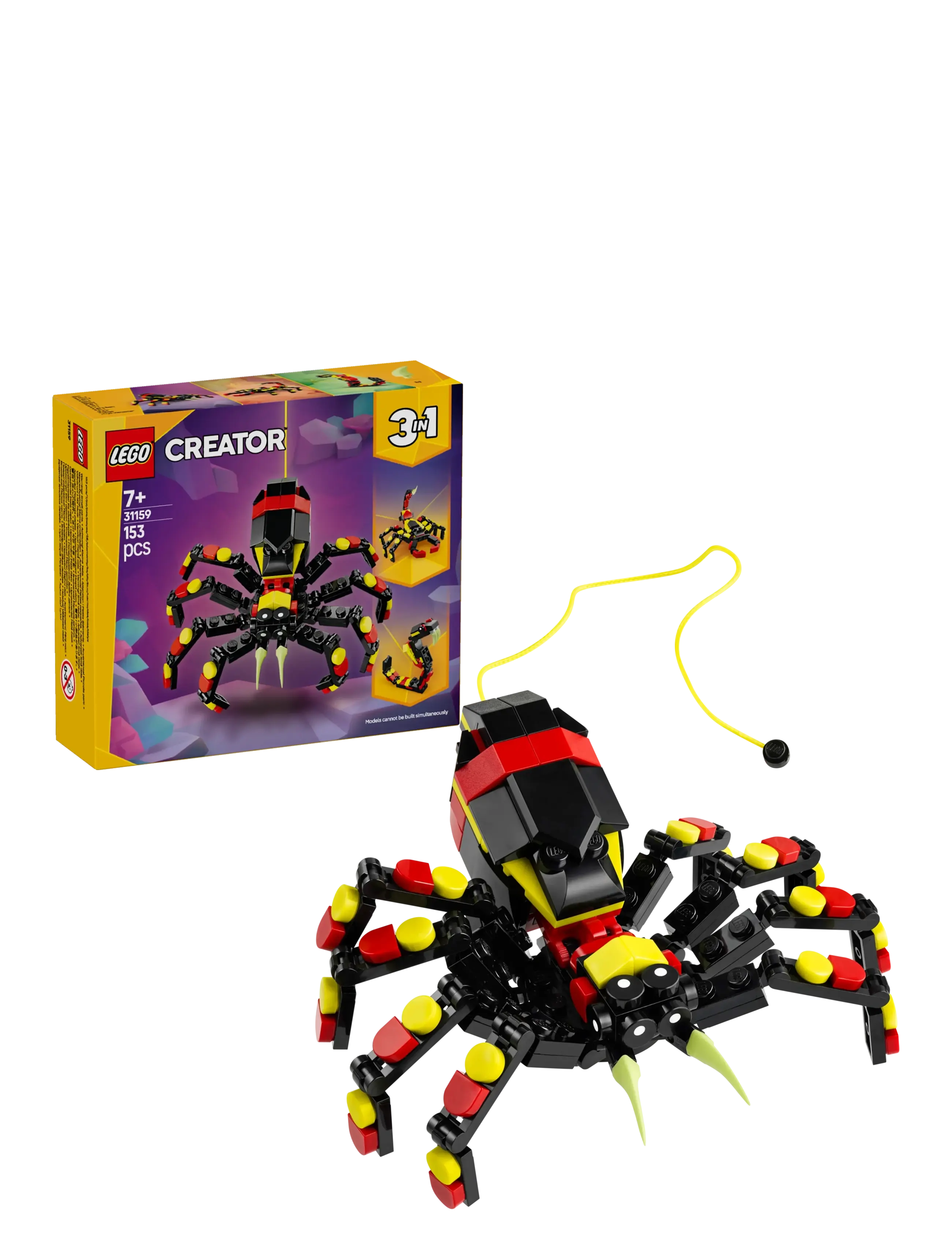 LEGO Vilde Dyr: Edderkop På Spring 31159, One Size, Lego Spielzeug, Mehrfarbig/gemustert - creator, Kinder