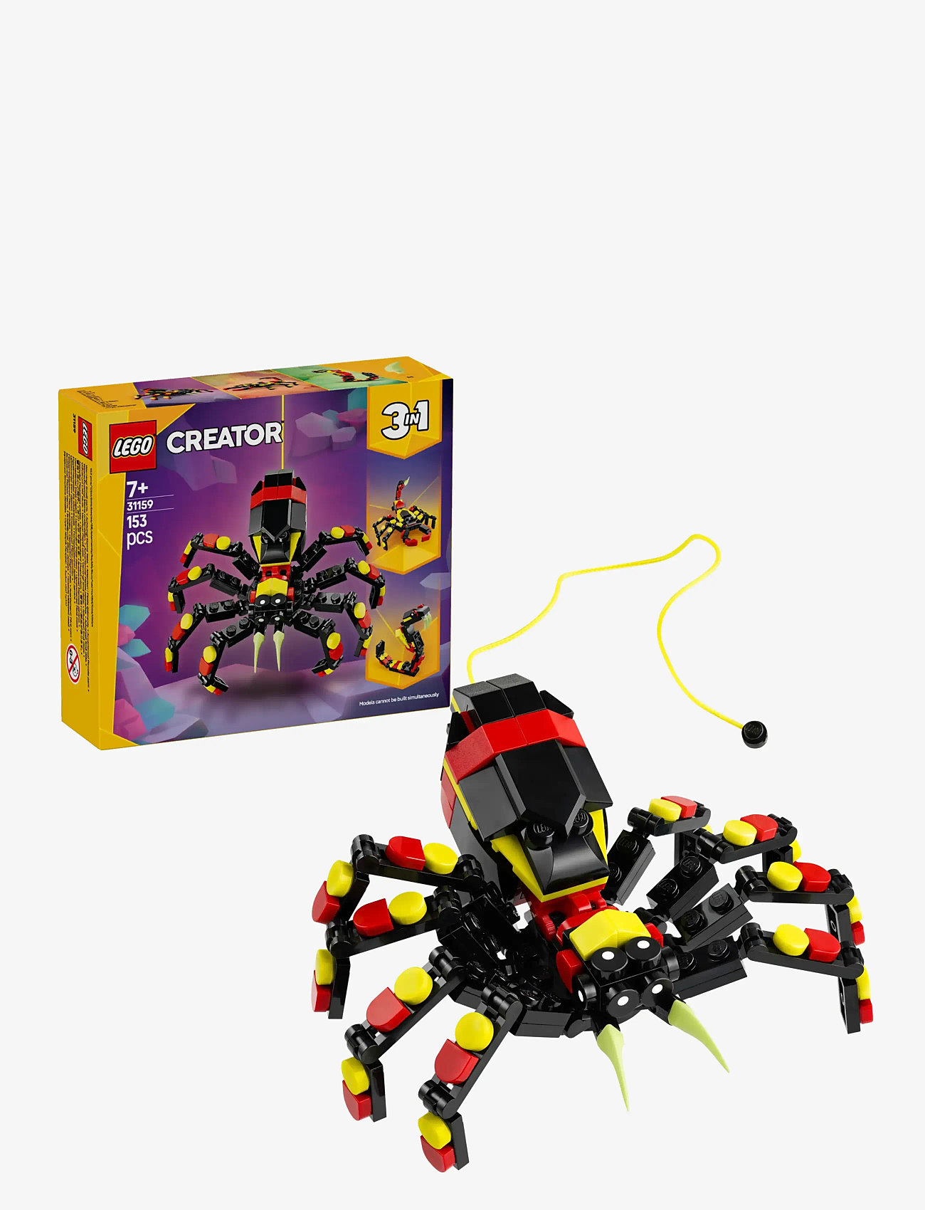 LEGO - Creator 3in1 Wild Animals: Surprising Spider Toy Playset 31159 - lego creator - multi - 0