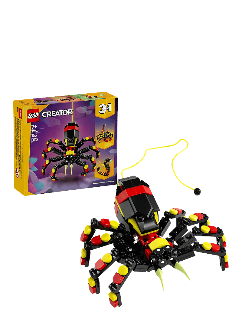 LEGO - Creator 3in1 Wild Animals: Surprising Spider Toy Playset 31159 - lego creator - multi - 0