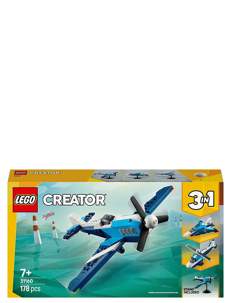 LEGO - Creator 3in1 Aircraft: Race Plane Toy Vehicle Playset 31160 - lego creator - multi - 5