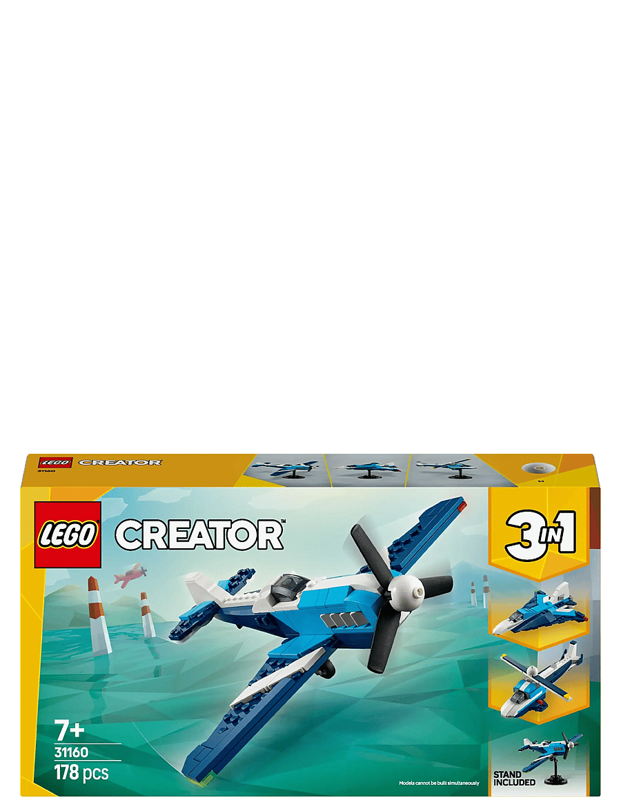 LEGO - Creator 3in1 Aircraft: Race Plane Toy Vehicle Playset 31160 - lego creator - multi - 5