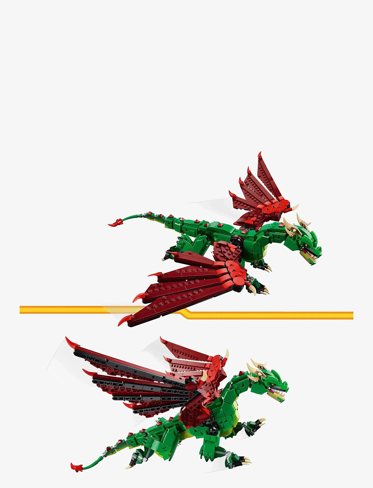 LEGO - Creator 3in1 Medieval Dragon Creature Toy Playset 31161 - multi - 4