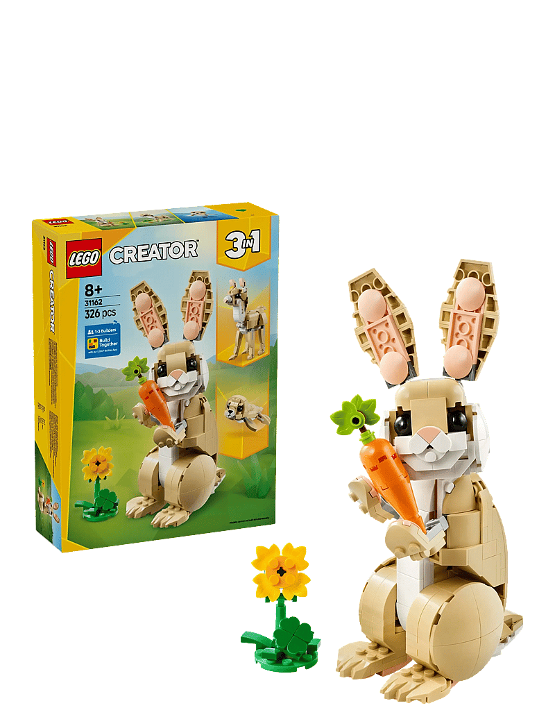 LEGO - Creator 3in1 Cute Bunny Toy Animal Playset 31162 - lego® creator - multi - 0