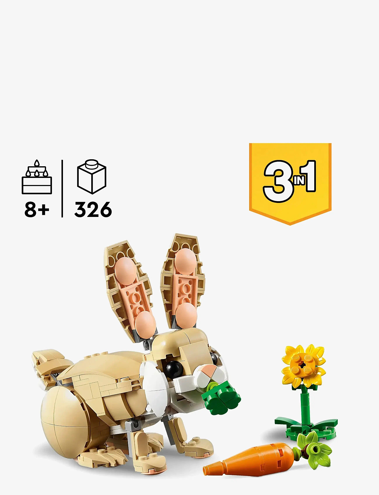 LEGO - Sød kanin 31162 - lego® creator - multi - 1